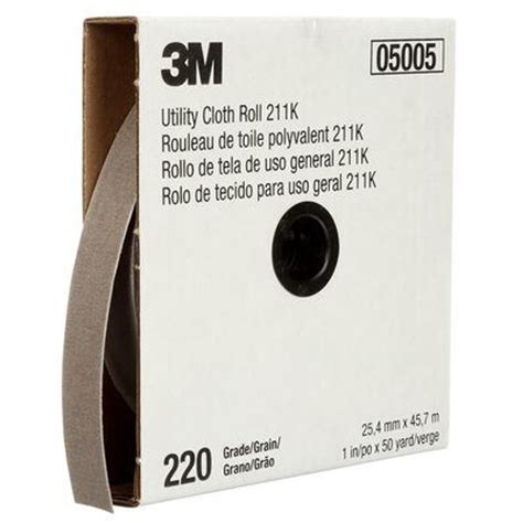 3M Utility Cloth Roll 211K, 150 J-weight, 2 in x 50 yd, ASO, Full-flex