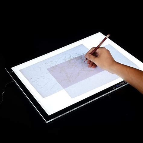 A2 Ultra-Thin Portable LED tracing Light Box Dimmable Brightness LED Art Tracing Pad for Artist Drawing Sketching Animation Stencilling and 5d Diamond Painting