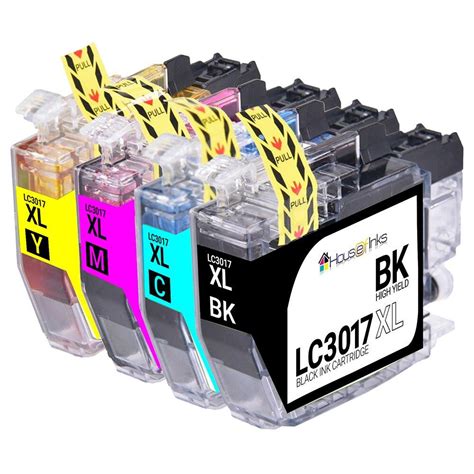 Up To 40% OFF Brother LC3017 High Yield Ink Cartridge Set of Black, Cyan, Magenta, Yellow in Retail Packing