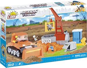 COBI 1674 Action Town - Heavy Machinery (510 Pcs) Toy, red