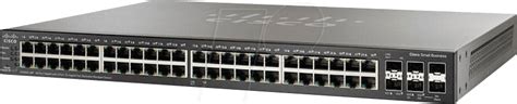 Cisco SG350X-48 Stackable Managed Switch with 48 Gigabit Ethernet (GbE) Ports, 2 x 10G Combo + 2 x SFP+, Limited Lifetime Protection
