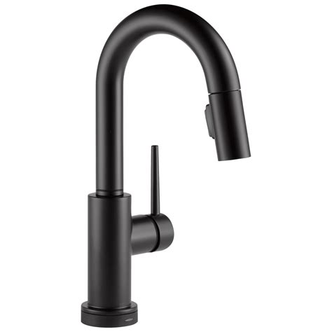 Up To 40% OFF Delta Faucet Trinsic Black Stainless Bar Faucet, Black Stainless ar Sink Faucet Single Hole, Wet Bar Faucets Single Hole, Prep Sink Faucet, Faucet for Bar Sink, Black Stainless 1959LF-KS