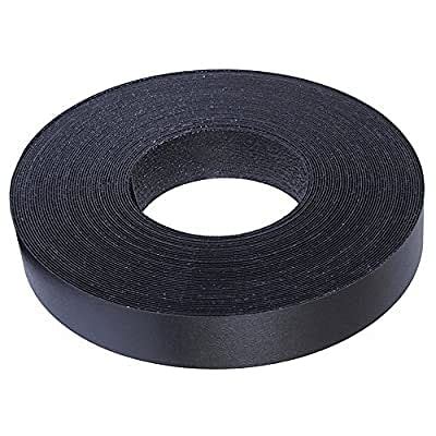 Edge Supply Black Melamine 2 inch X 250 ft roll of Black Edge Banding – Pre-glued Flexible Edging – Easy Application Iron-On Edging for Cabinet Repairs, Furniture Restoration (2 inch x 250 ft)
