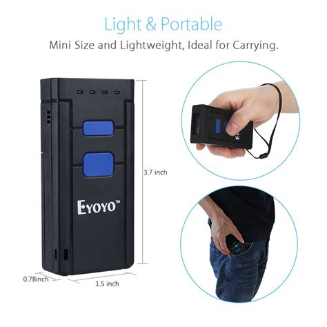 🔥 Cashback up to 70% Eyoyo 1D Wireless Barcode Scanner,Compatible with Bluetooth Function & 2.4GHz Wireless & Wired Connection, Portable Barcode Reader Work with Windows, Mac,Android, iOS Phones, Tablets or Computers