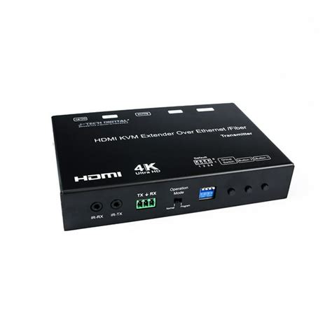 Limited J-Tech Digital 4K HDMI USB KVM Transmitter and Receiver Extender (4K30 KVM Receiver)