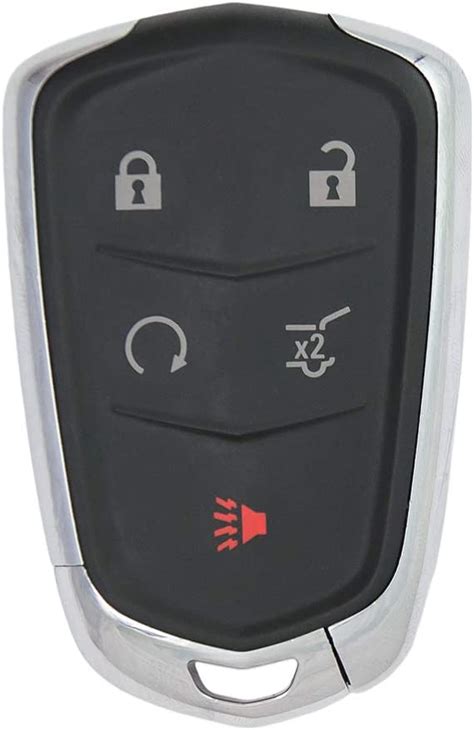 Keyless2Go Replacement for 5 Button Proximity Smart Key Cadillac SRX HYQ2AB 13580800