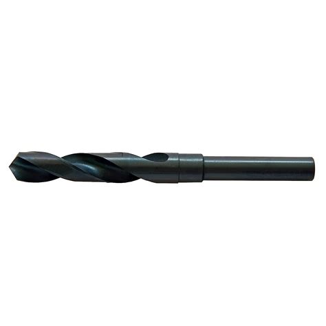 MAXTOOL 1-7/16" Silver and Deming Drill Bits HSS M2 S & D Drill Bits Prentice Twist Drills Black Oxide 1/2" Reduced Shank 6" OAL; SD02B00R128