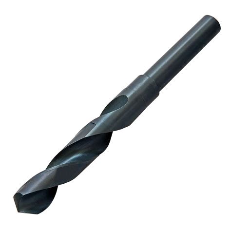 MAXTOOL 1-7/16" Silver and Deming Drill Bits HSS M2 S & D Drill Bits Prentice Twist Drills Black Oxide 1/2" Reduced Shank 6" OAL; SD02B00R128