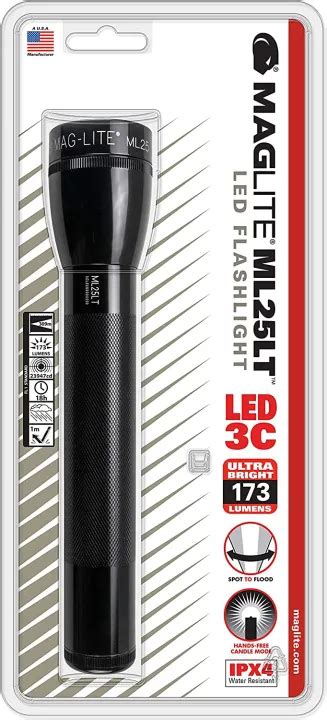 Limited Discount Maglite ML25LT LED 3-Cell C Flashlight, Black - ML25LT-S3016