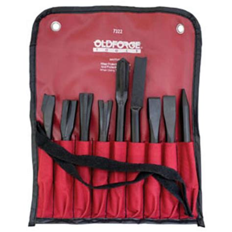 Mayhew - 479-37322 Pro 37322 Professional Tool Set for Air Hammers, 9-Piece
