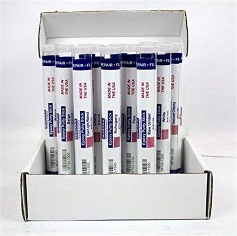 Mohawk Epoxy Putty Stick 12 Pk Assortment (All Colors) for Permanently Repairing Wood and Other Hard Surfaces (M743-1200)