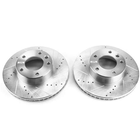 ❤ Crazy Deals Power Stop EBR1218XPR Front Evolution Drilled & Slotted Rotor Pair