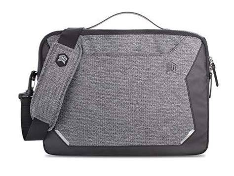 STM Myth fleece-lined Brief Case with removable strap for 13" Laptop - Granite Black (stm-117-185M-01)