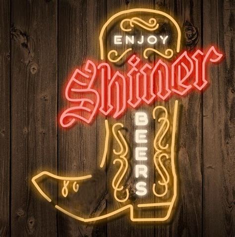 Shiner Bock Neon Sign Beer Bar Pub Store Party Room Wall Windows Display Neon Light 19x15