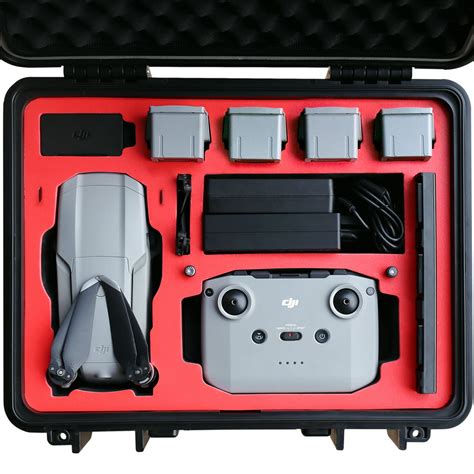 Smatree Waterproof Hard Carrying Case Compatible with DJI Air 2S / DJI Mavic Air 2 Drone Fly More Combo, Fit for DJI Remote Controller and More Mavic Air 2 Accessories