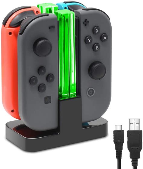 New Arrivals Switch OLED Charging Dock, Charger Station Compatible with Switch, Switch OLED Switch lite with 3 USB 2.0 Ports (Support Charging Switch with The Protective Case)