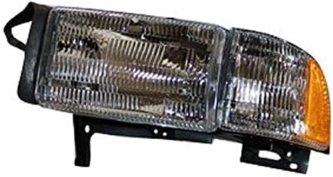 TYC Left Headlight Assembly Compatible with 1994-2002 Dodge PU